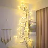 Luces de Ratán LED Transfronterizas, Luces de Rama de Ocho Funciones, Luces de Decoración para Habitación, Decoración de Interiores, Guirnaldas de Luz de Atmósfera Cálida