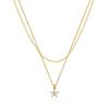 Collar de Capas Transfronterizo Europeo y Americano Moda Femenina Regalo Lujo Ligero Elegante Uso en Capas para Mujer Combinación con Todo Nueva Joyería