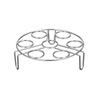 Rack Multifuncional Personalizado de Aço Inoxidável à Prova d'Água para Cozinhar no Vapor Panela de Arroz Grade de Cozimento a Vapor Rack para Ovos Cozidos Pães Cozidos Rack para Legumes Cozidos