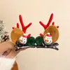Accesorios para el Cabello de Navidad Pinzas para el Cabello de Reno Lindos para Niños y Adultos Pasadores de Papá Noel Diademas Adornos Pinzas Pequeñas Tocados