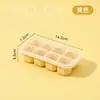 Explosões Transfronteiriças Cubo de Gelo Grau Alimentício Geladeira Doméstica Caixa de Gelo Tipo Prensa DIY Congelado Molde de Silicone para Cubo de Gelo