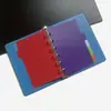 Página divisoria índice A7 cuaderno de clasificación de hojas sueltas planificador de 6 agujeros páginas índice de color translúcido