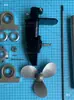 Kit de Caja de Engranajes para Motor Fuera de Borda Eléctrico Thruster de Paddleboard Compatible con Motores 6384 6374 80100