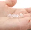 Aretes Transparentes Palillos de Resina para Agujeros de Oreja Estudiantes Invisibles y Antialérgicos Pequeños Palillos Esterilizadores de Plástico Palillos para Orejas Agujas Antibloqueo