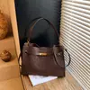Bolsa de Hombro y Axila de Gran Capacidad de Gama Alta para Viajes Transfronterizos 2025 Bolso Tote Retro Mate para Mujer