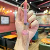 Venta Caliente Llavero de Cono de Helado Falso con Strass Completo Creativo DIY Pegatina de Strass Postre Moda Colgante para Bolso de Niña