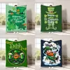 Nuevo St de Venta Caliente Transfronterizo Amazon Temu. Manta del Día de San Patricio Manta Navideña Manta de Regalo Festivo
