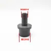 Conector de Mangueira Flexível de PVC Conector de Junta de Bambu Passante Reto Plástico Flexível Rígido Conector Rápido Porta de Aeração UPVC Engate Direto