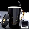 Taza de Cerámica Rayada Constelación Gran Capacidad Taza de Agua para Pareja Taza de Café para Oficina en Casa Beber Agua Compras Corporativas