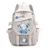 Mochila de Dibujos Animados Anime Tiburón Chica Gawr Gura, para Niños y Niñas, Estudiantes de Primaria y Secundaria, Gran Capacidad, Bolso Escolar Casual