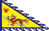 Bandera antigua, bandera triangular con forma de dragón, bandera de Fénix, bandera de lugar escénico para espectáculos de artes marciales, bandera del apellido Lingqi, bandera antigua, bandera del templo, bandera roja