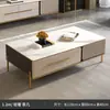 Juego de mesa de té de pizarra y mueble de TV, mueble de TV simple y moderno para sala de estar, mesa de TV de estilo simple de lujo ligero para apartamentos pequeños
