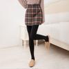 Leggings de Imitación de Nylon para Mujer, Otoño e Invierno Transfronterizos 220g, Mallas Forradas de Polar, Dispositivo de Pierna Desnuda Engrosado para Calidez