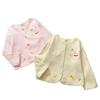 Comercio Exterior al por Mayor Ropa Infantil Primavera Nueva Estilo Japonés Conejito Lindo Chaqueta Waffle Abrigo Infantil 3220