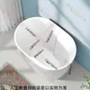 Nueva mini bañera ovalada de acrílico estilo japonés para baños domésticos, adecuada para espacios pequeños en casas de huéspedes, para remojos profundos, diseño simple independiente