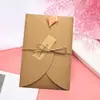 Cartões de aniversário criativos estilo retrô, cartões de felicitações de alta qualidade, papel kraft, DIY com flores secas, para expressar gratidão e enviar bênçãos, adequados para formatura e o Festival Qixi