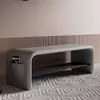 Banqueta de alta gama para cambiar de zapatos en la entrada, adecuada para usar en el dormitorio, se puede usar como banco para zapatos y zapatero, integrada en la entrada, banco largo para el pie de la cama