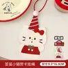 Tengyi Original Fofo Estilo Natal Cartão de Saudação de Presente Cordão Menina Coração Presente Decoração Pingente Cartão Bênção Cartão Pendurado
