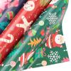 Papel de regalo de Navidad de dibujos animados varios patrones disponibles decoración navideña embalaje caja de regalo dulces al por mayor