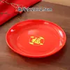 Bandeja Festiva de Doces de Ano Novo, Bandeja Vermelha para Celebração Doméstica, Bandeja de Frutas para Sala de Estar, Inauguração de Casa, Casamento, Bandeja de Lanches de Frutas Secas