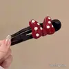 Pinza de cocodrilo de oso a cuadros estilo coreano, pinza para el pelo versátil de alta gama para niñas, accesorio para el pelo dulce y versátil