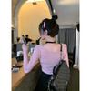 [Fabricante Original] Correa Pequeña Estrella Estilo Deseo Puro Dulce Chaleco Nuevo Diseño Interior Top de Chica Espalda Descubierta