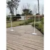 Soporte de fondo cortina de gasa soporte para globos poste elevador soporte de tablero kt accesorios de boda poste telescópico marco de fondo exterior hierro forjado