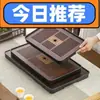Juego de Té Gongfu Bandeja de Té Sala de Estar Mesa de Té para el Hogar Bandeja de Bambú con Drenaje Bandeja de Infusión Seca Almacenamiento de Agua Bandeja de Madera Maciza Mar de Té