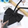 Uniforme jk soft girl japonês traje de marinheiro gravata borboleta raiz de pena grande raiz de pena vermelha menina estudante nó de laço universitário livre