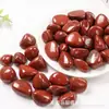 Suministro de Fábrica Jaspe Rojo Natural Grano Grande Piedra Rodante Piedra de Aromaterapia Decoración de Escritorio Artesanía de Cristal