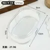 Bolsa de Saída com Caixa Surpresa de Bonecos de Vinil para Crianças, Armazenamento de Cabo de Dados de PVC de Alta Transparência Personalizada Bubble Mart Oval