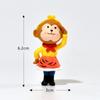 Viaje al Oeste Maestro y aprendiz de cuatro personas micro-paisaje bonsái adornos carnosos pvc plástico Rey Mono Tang Sacerdote Cerdo Bajie Fraile Arena