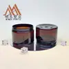 Pote PET reto personalizado de 300ML, pote selado de grau alimentício para nozes, chá floral, lanches, pote de plástico transparente de boca larga