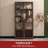 Nuevo Estante de Exhibición de Té de Madera Maciza Estilo Chino 1.33m 1.5m Divisor de Sala de Estar Gabinete Multifuncional