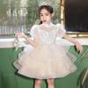 Vestido de alta gama para niña comercio exterior transfronterizo nuevo falda grande florista vestido de boda anfitrión tocar el piano precioso en stock