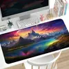 Alfombrilla de ratón de goma plana extragrande con textura de línea abstracta de alta venta transfronteriza, antideslizante, comercio exterior, mapa de calor, venta al por mayor