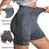 Leggings Deportivos de Running, Fitness, Yoga de Cintura Alta con Control de Abdomen, Shorts para Levantar Glúteos y Controlar el Vientre, Color Durazno, Más Vendidos Transfronterizos
