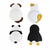 Adorno de Goma Suave Anticolisión para Mascota Detrás de la Puerta Adhesivo Anticolisión para Manija de Puerta Decoración Multifuncional para el Hogar Almohadilla Silenciosa de Silicona Encantadora