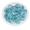 Azul cristalino 20mm hebilla de paz hebilla de princesa componentes de pendientes colgantes DIY jade joyería horquilla accesorios de botón