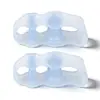 Separador de Dedos de Pie de Tres Agujeros, Juego de Corrección de Juanetes, Separador para Solapamiento del Hueso del Dedo Gordo del Pie, Almohadilla Separadora de Dedos Suave Anti-Abrasión