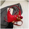 Bolso Pequeño Casual y Elegante de Mano para Mujer 2025 Otoño Nuevo Bolso Dumpling Mate Casual Bolso Cruzado de Hombro Único Retro