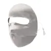 Máscara de Proteção Solar de Seda de Amora para Mulheres, Máscara Facial de Seda de Verão de Rosto Inteiro, Proteção UV para Exterior, Máscara Facial Protetora Solar à Prova de Vento