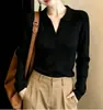 Tricô com Gola Lapela Feminino Outono Novo Estilo Slim Fit Camada Interna Design de Alto Padrão Camisa Base Top