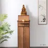 Mesa de Altar Budista, Mesa de Buda de Madera Maciza, Gabinete Doméstico Estilo Chino Nuevo, Mesa de Altar para Bodhisattva, Mesa para Incienso, Mesa de Santuario