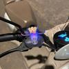 Vehículo Eléctrico Energía Eólica Luminoso Pequeño Avión Adornos Viento Giratorio Luminoso Generación de Energía Pequeño Avión Motocicleta Adornos