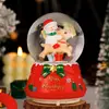Bola de Nieve Automática Bola de Cristal Decoración del Hogar Carrusel Caja de Música, Exquisita Caja de Música como Regalo de Cumpleaños para Niños