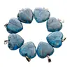 Fabricante Transfronteiriço Pedra Natural Pingente em Forma de Coração Quartzo Rosa Ágata Coração de Pêssego Colar Acessórios DIY Atacado Cristal Natural