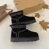 Botas de neve femininas com veludo plus, grossas, antiderrapantes, solado grosso, novo estilo 2026, para inverno, com aumento de altura, estilo retro nordeste, quentes, de algodão