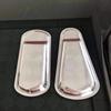 Estante de acero inoxidable extra grueso Bandeja rectangular con ventilador Estante con clip para alimentos Bandeja con clip para buffet Bandeja para alimentos