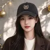 Gorra de Béisbol Versátil de Algodón Lavado con Bordado de Campana Nuevo Estilo Navideño Transfronteriza Europea y Americana Que Adelgaza el Rostro de Moda de Gama Alta Tipo Papá